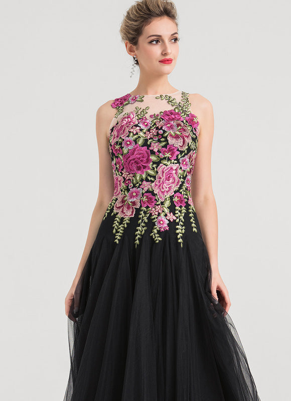 Robe Trapèze Fleur De Sombrelle - gallery 1