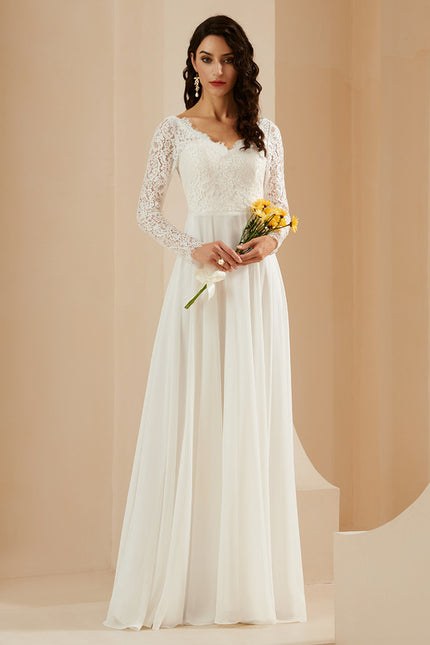 Robe Trapèze Éblouissante Aérienne - gallery 5