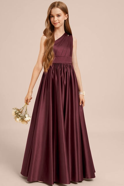 Robe Trapèze Satinée Menthe - gallery 2