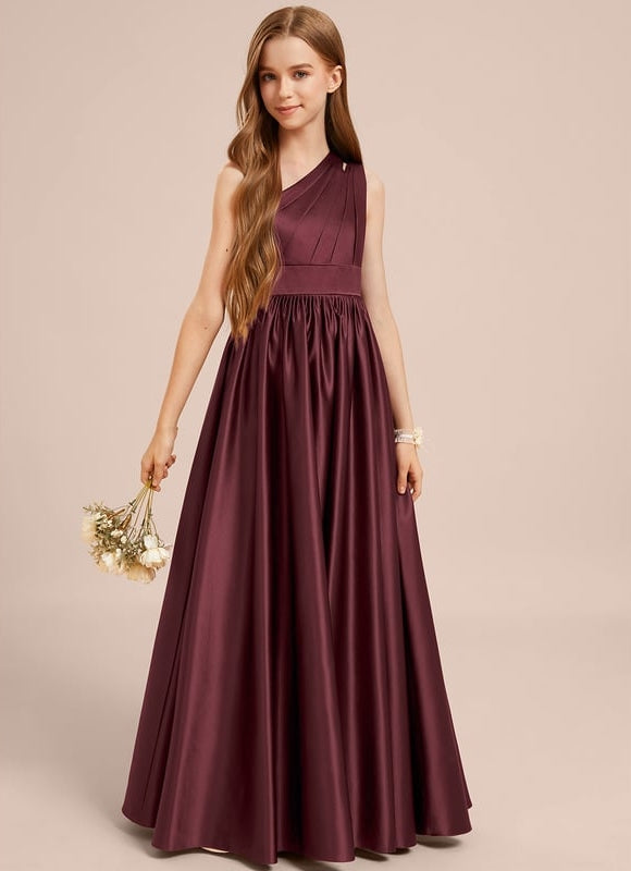 Robe Trapèze Satinée Menthe - gallery 2