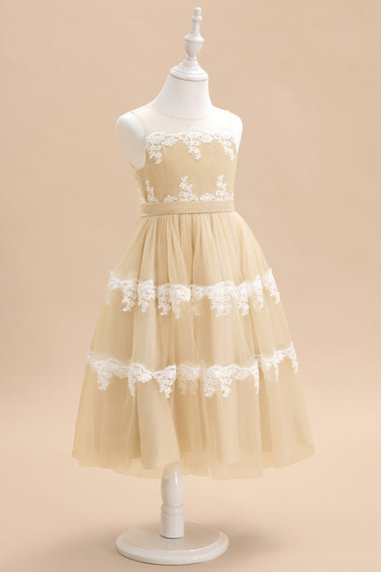 Robe Trapèze Rêve Doré Éthéré - gallery 4