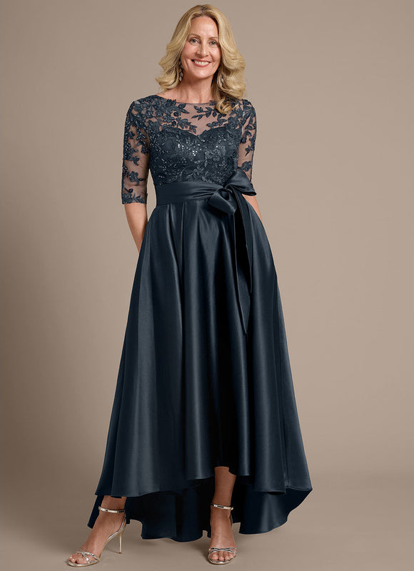 Robe Trapèze Éclat Sombre - gallery 3
