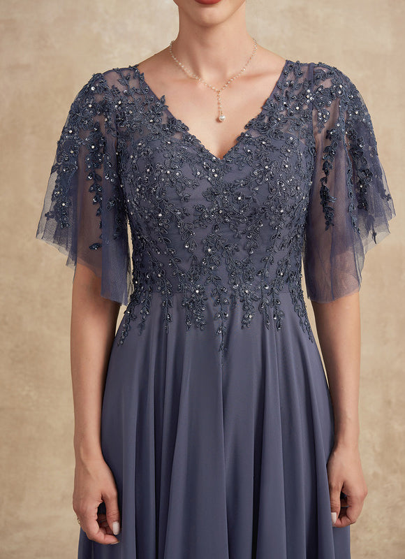 Robe Trapèze Satinée Étoilée - gallery 1