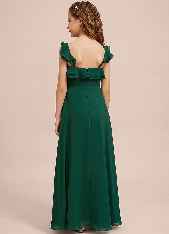 Robe Trapèze Vert Doux Éclat - gallery 7