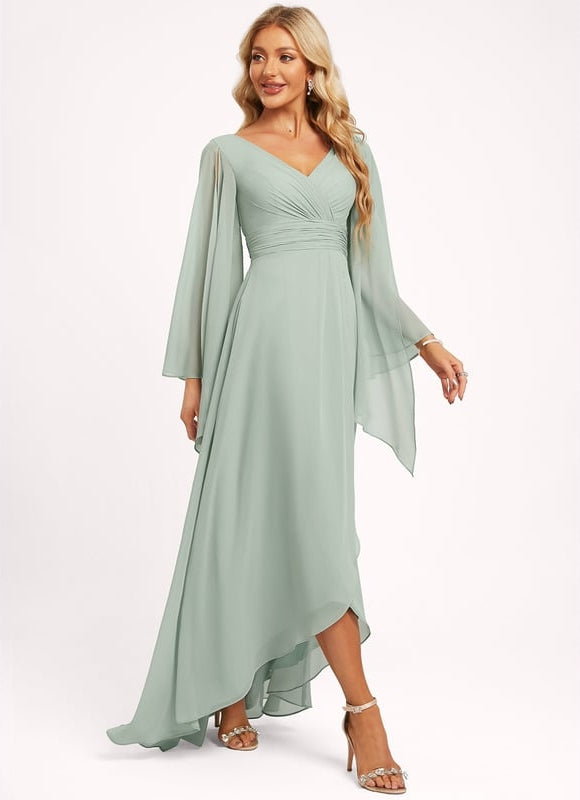 Robe Trapèze Fluide Asymétrique - gallery 4