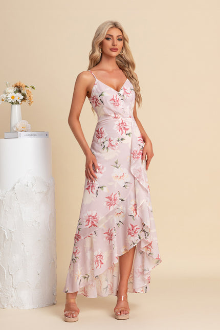 Robe Trapèze Florale Évoquée - gallery 2