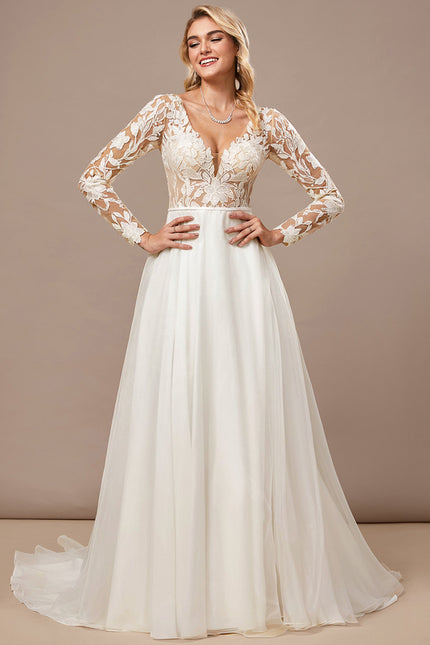 Robe Trapèze Organza Élégante - gallery 3