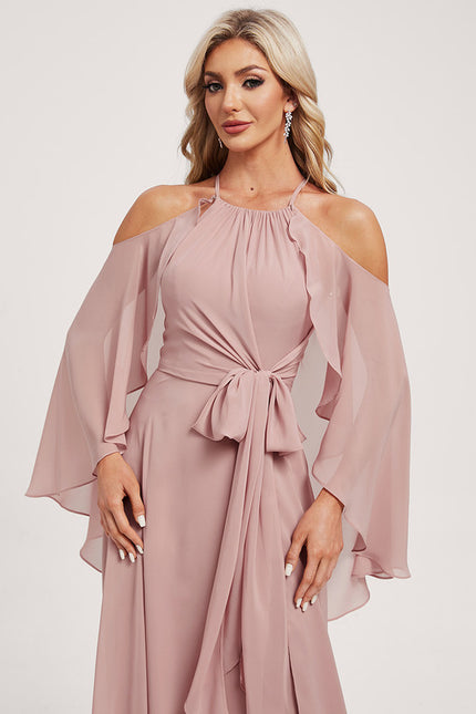 Robe Trapèze Rose Légère - gallery 6