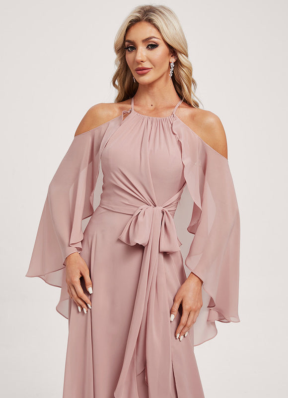 Robe Trapèze Rose Légère - gallery 6