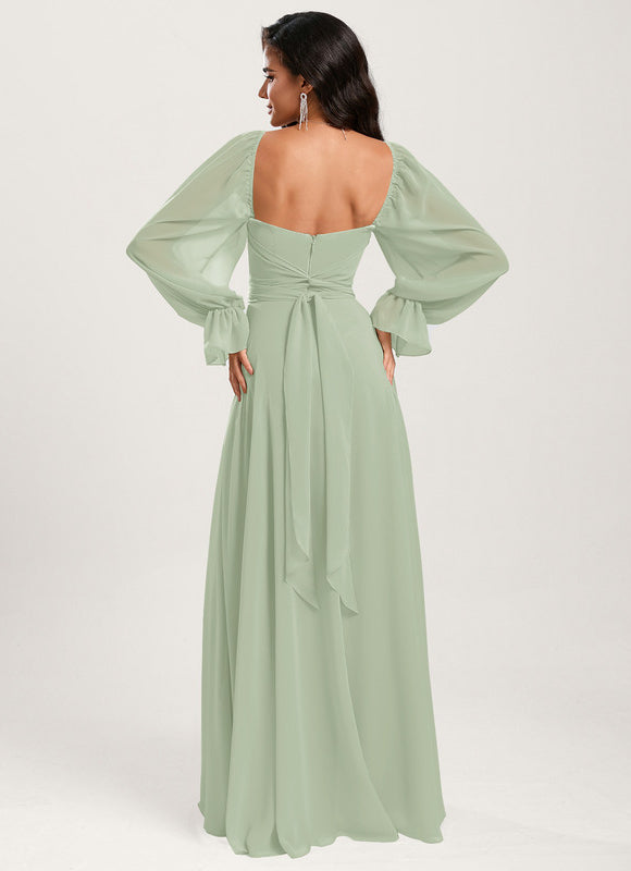 Robe Trapèze Sereine Vert - gallery 5