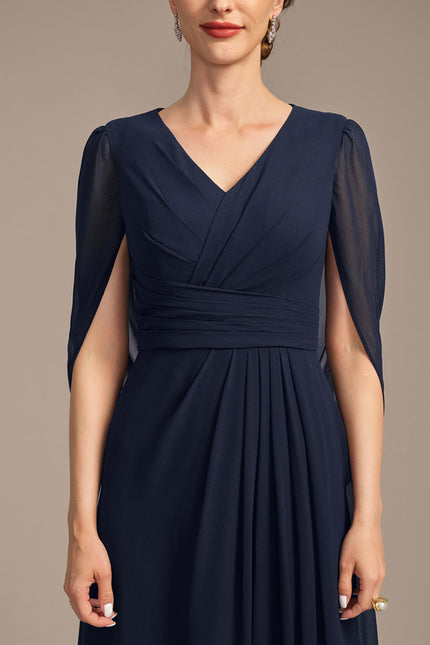 Robe Trapèze Velours De Lune - gallery 7
