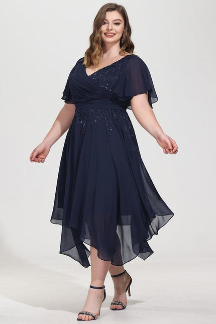 Robe Trapèze Chic Noir Dentelle - gallery 9