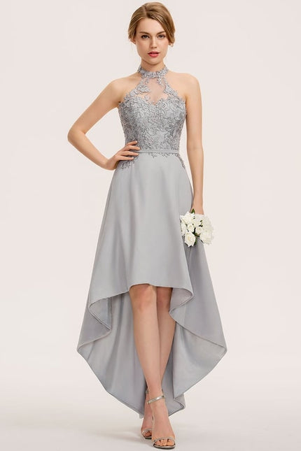 Robe Trapèze Sérénité Dentelle Céleste - gallery 1