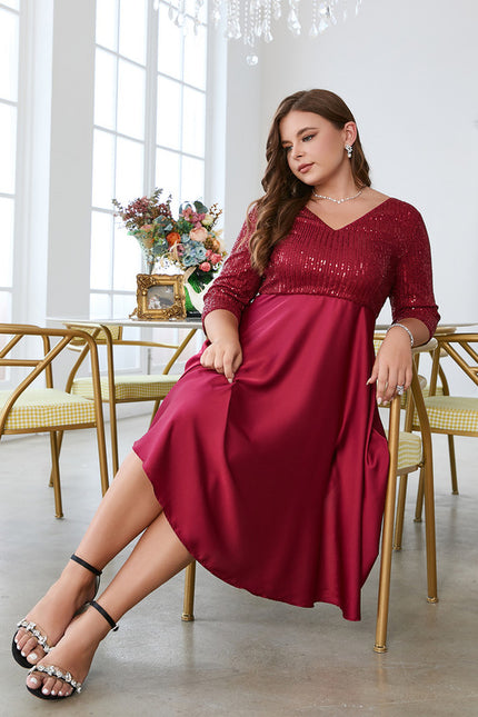 Robe Trapèze Sérénité Éclatante - gallery 3