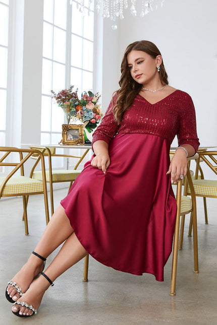 Robe Trapèze Sérénité Éclatante - gallery 3