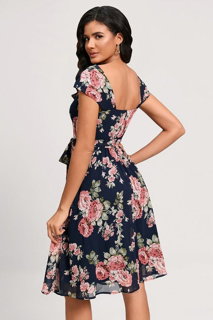 Robe Trapèze Rêve Floral Nocturne - gallery 1