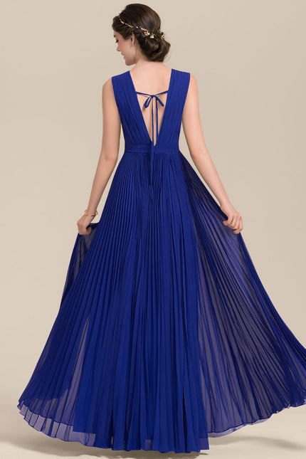 Robe Trapèze Ruban De Myrtille - gallery 1