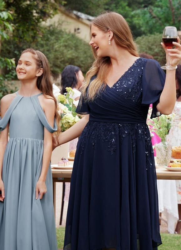 Robe Trapèze Chic Noir Dentelle - gallery 7