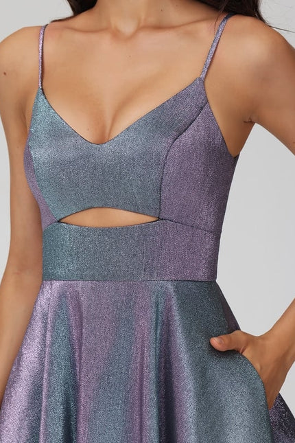 Robe Trapèze Nuit Satinée - gallery 7