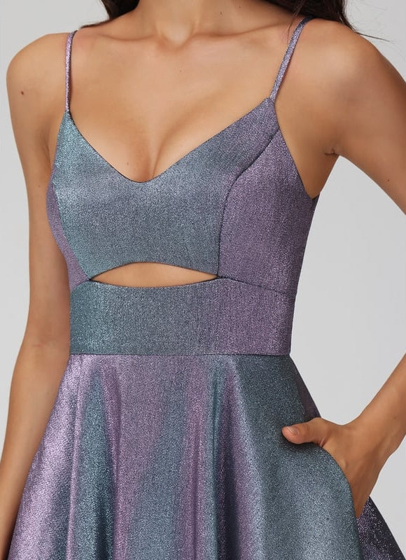 Robe Trapèze Nuit Satinée - gallery 7