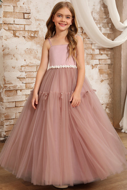 Robe Trapèze Rosée Élégante - gallery 1