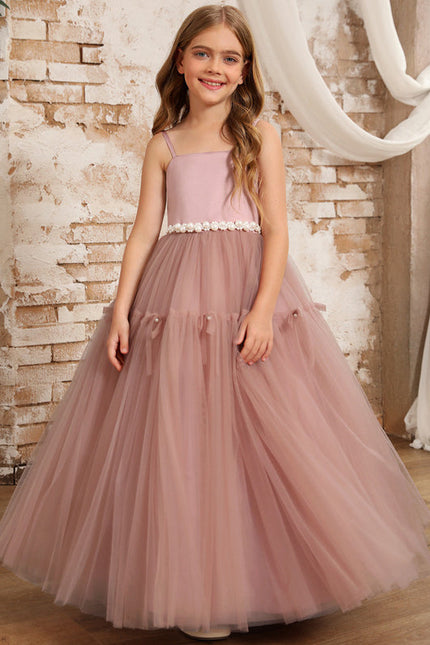 Robe Trapèze Rosée Élégante - gallery 1