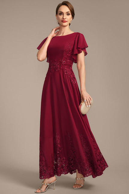 Robe Trapèze Rouge Envoûtant - gallery 2