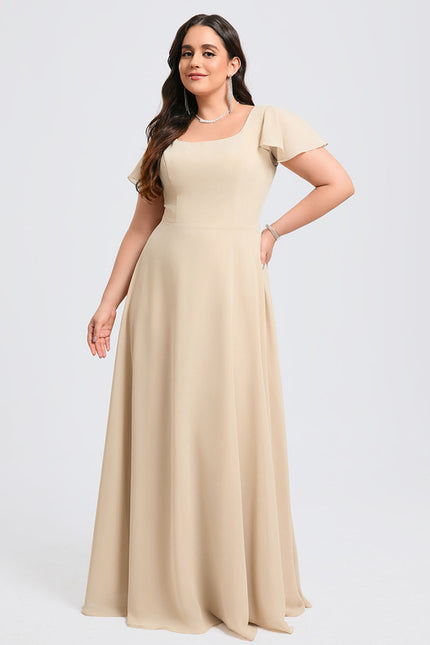 Robe Trapèze Flottante Aqua - gallery 7