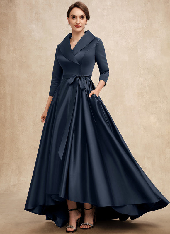 Robe Trapèze Nuit Satinée Élégante