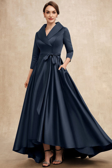 Robe Trapèze Nuit Satinée Élégante