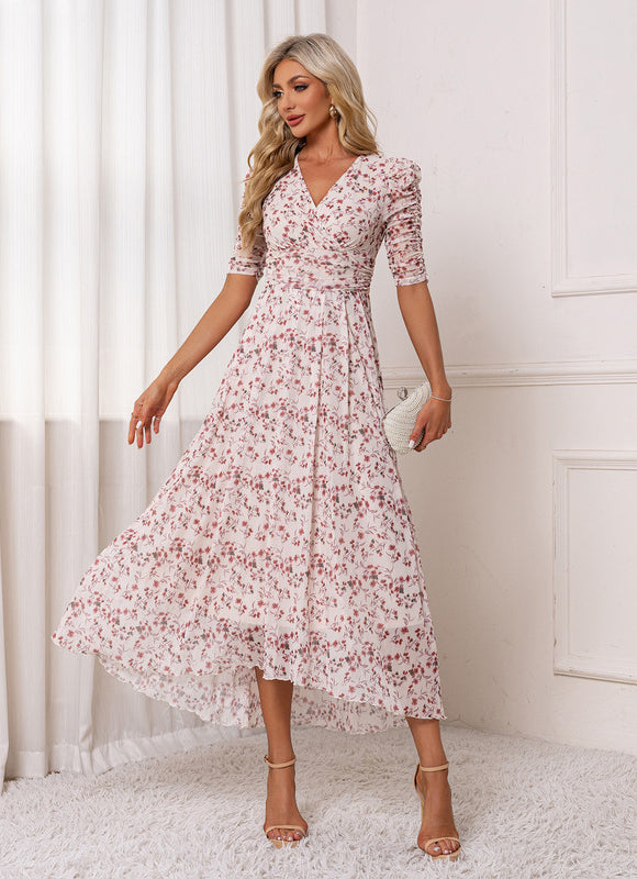 Robe Trapèze Éclat Floral - gallery 4