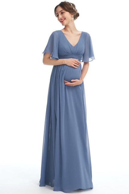 Robe Trapèze Maternité Fluidité - gallery 2
