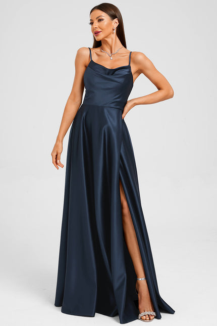 Robe Trapeze Satin
