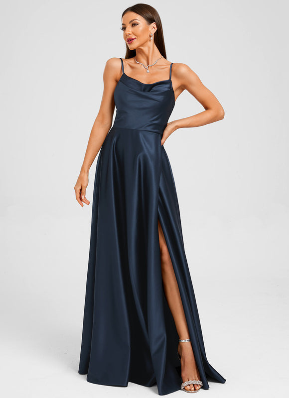 Robe Trapeze Satin