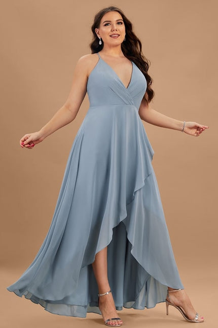 Robe Trapèze Aérienne Vert Pâle - gallery 7