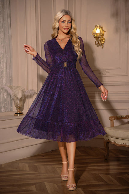 Robe Trapèze Tulle Rosée