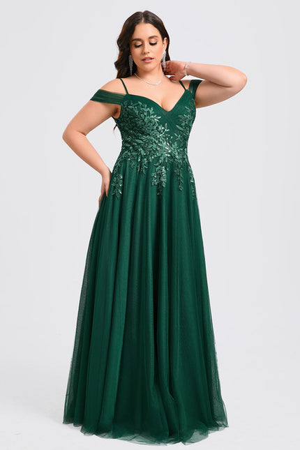 Robe Trapèze Émeraude Envoûtante - gallery 8