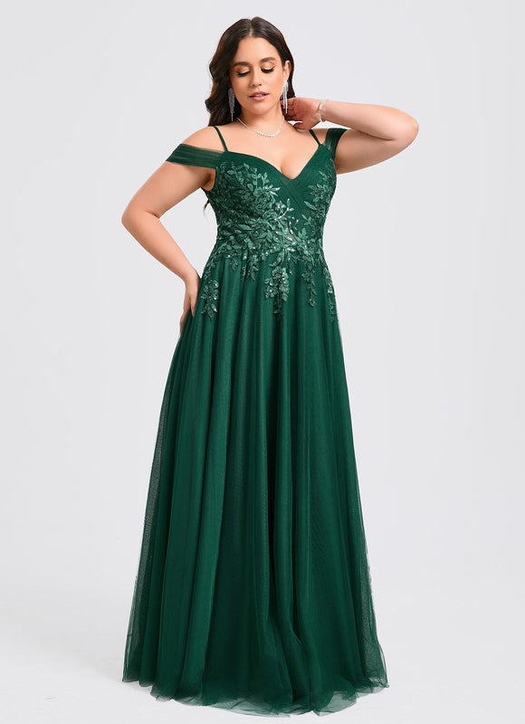 Robe Trapèze Émeraude Envoûtante - gallery 8