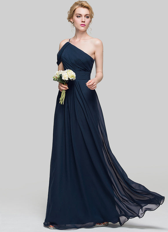 Robe Trapèze Asymétrique Beige - gallery 5