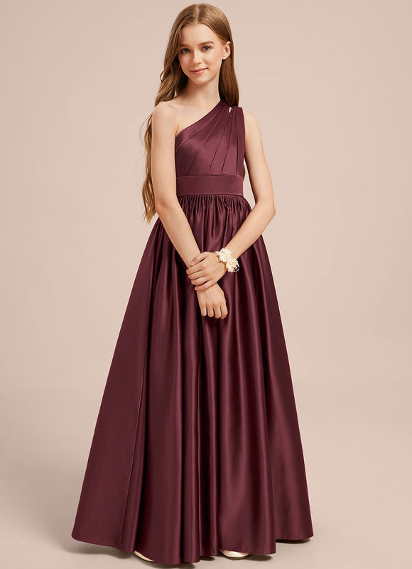 Robe Trapèze Satinée Menthe - gallery 5