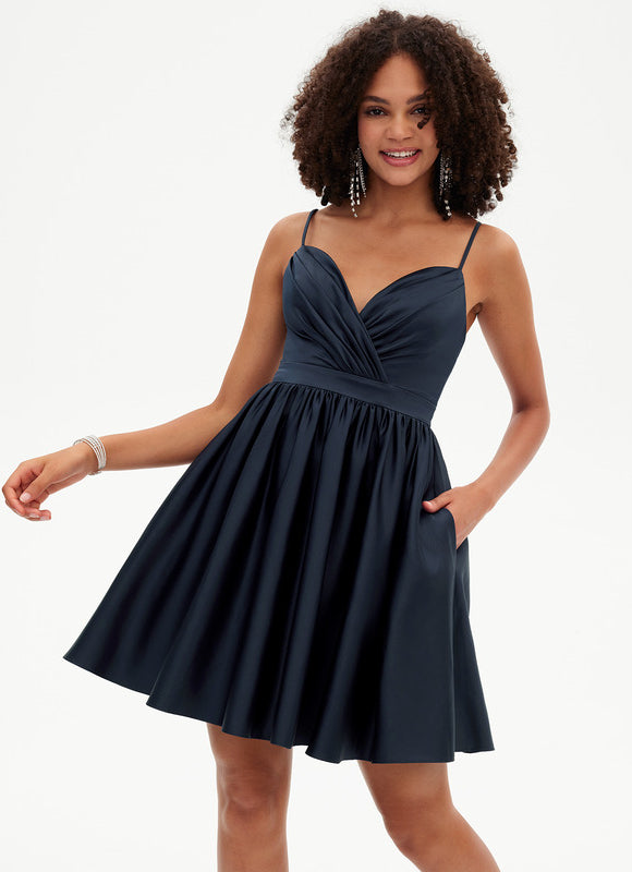 Robe Trapèze Plissée Élégante