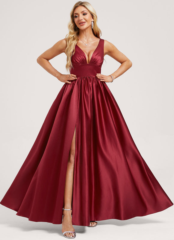 Robe Satin Trapeze