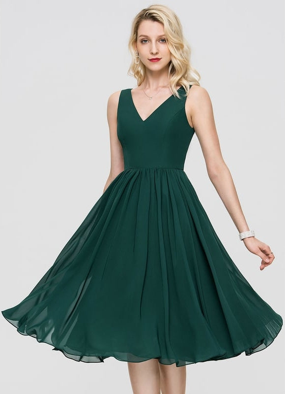 Robe Trapèze Drapé Élégant Chic