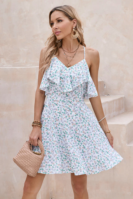 Robe Trapèze Rêve Floral Éthéré - gallery 2