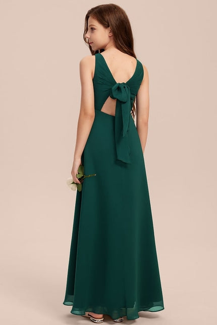 Robe Trapèze Bleu Doux Éclat - gallery 5