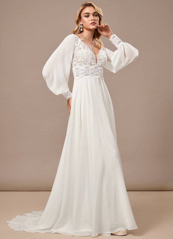 Robe Trapèze Éthérée Satinée - gallery 1