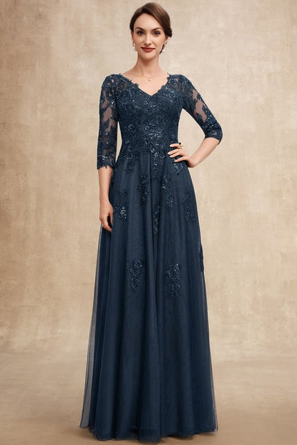 Robe Trapèze Élégance Tulle Cristal - gallery 3