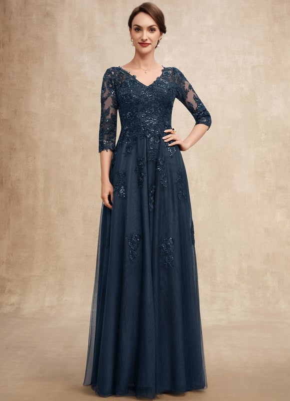 Robe Trapèze Élégance Tulle Cristal - gallery 3