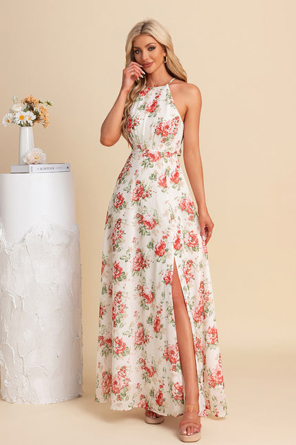 Robe Trapèze Fleurie Élégante - gallery 1