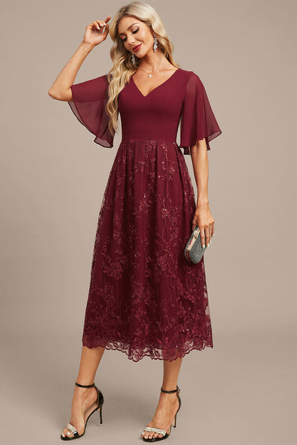 Robe Trapèze Émeraude Chic - gallery 5